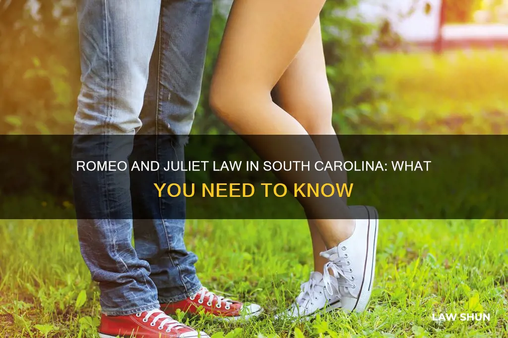 is there a romeo and juliet law in south carolina