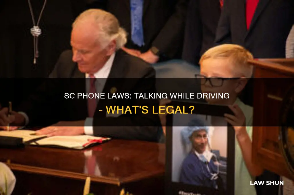 is there a sc law against talking on the phone