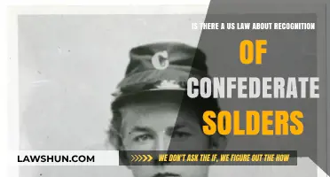 Confederate Soldiers Recognition: Exploring the Existence of U.S. Legislation