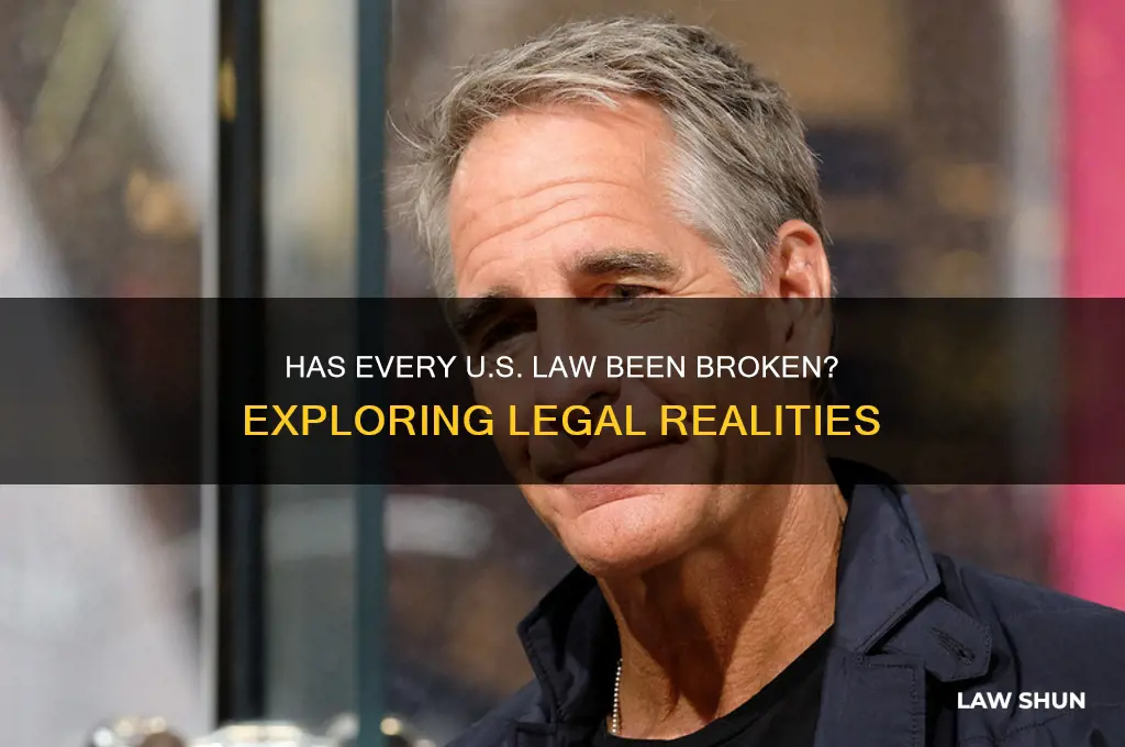 is there a us law that has not been broken