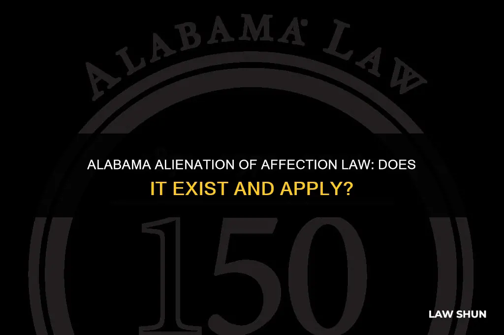 is there alienation of affection law in alabama