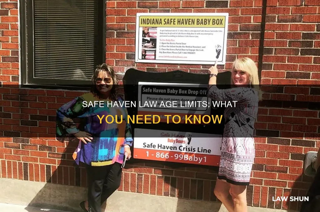 is there an age limit on the safe haven law
