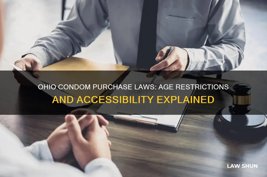 is there an age limit to buy condoms ohio law
