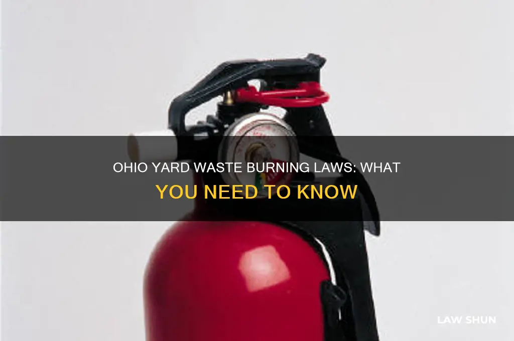 is there an ohio law prohibiting burning of yard waste