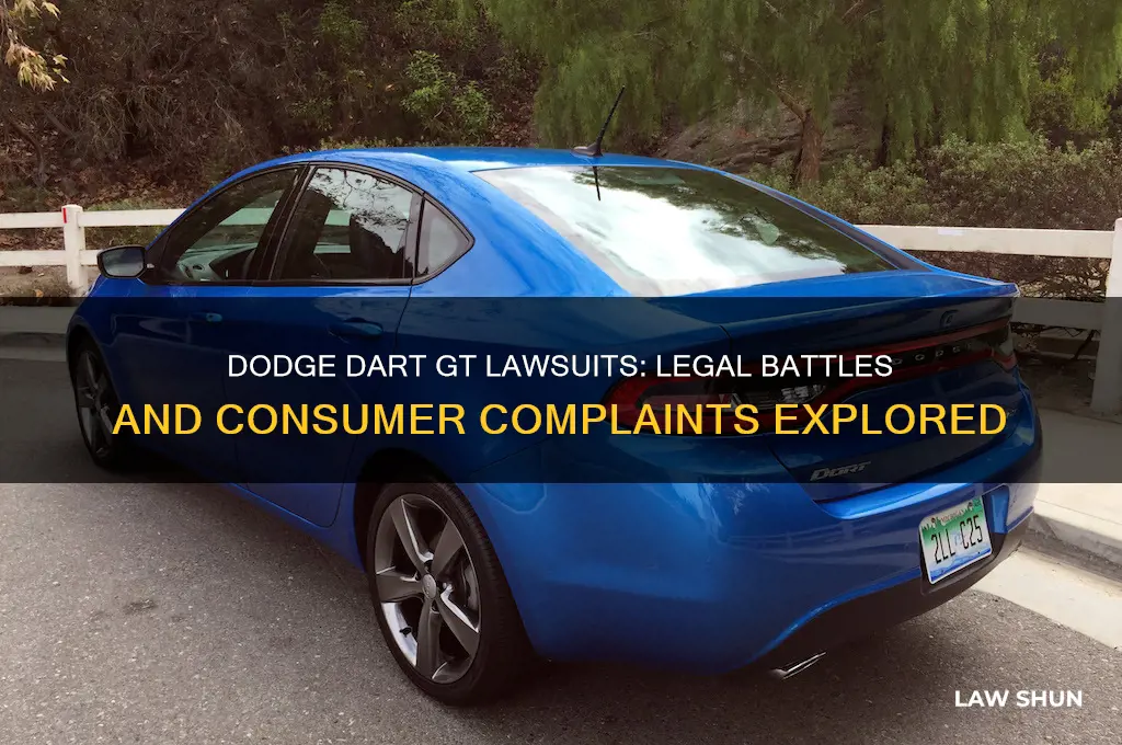 is there any law suits over the dodge dart gt