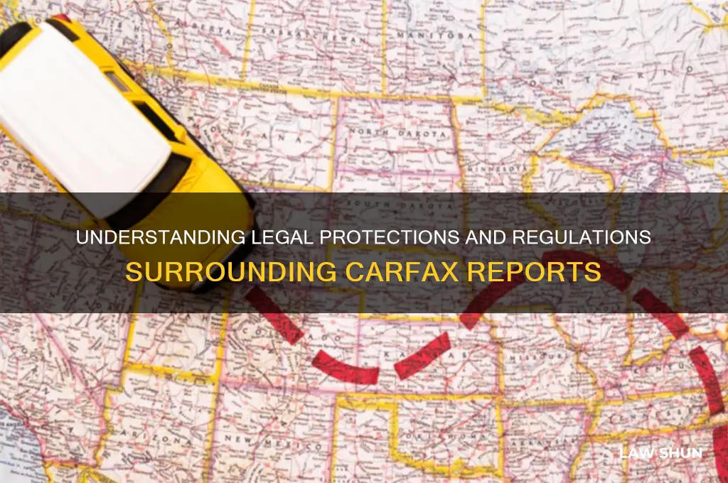 is there any laws regarding carfax