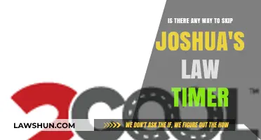 Bypassing Joshua's Law Timer: Legal Alternatives and Practical Solutions