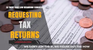 Case Law: Can Congress Demand Tax Returns?