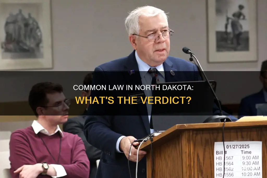 is there common law in north dakota