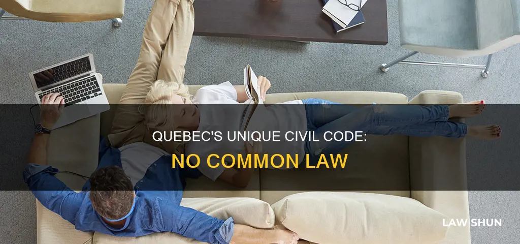 is there common law in quebec