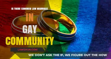 Gay Community: Common Law Marriage