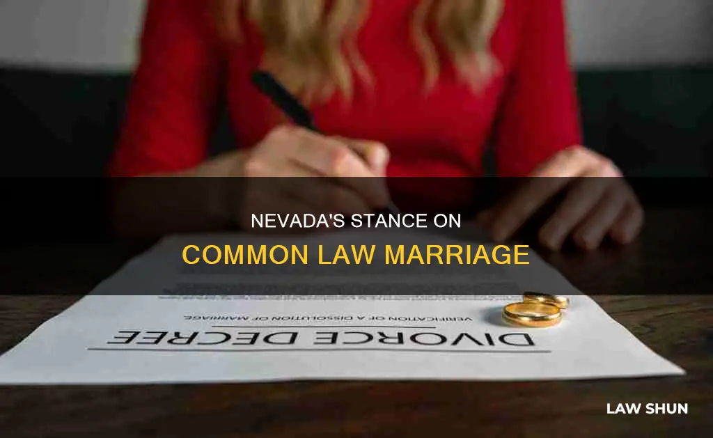 is there common law marriage in nevada