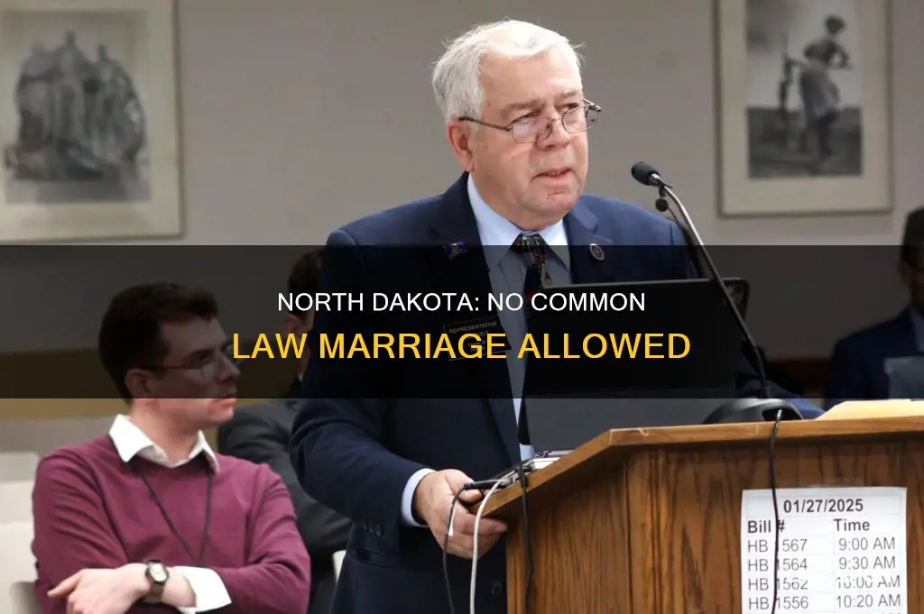 is there common law marriage in north dakota