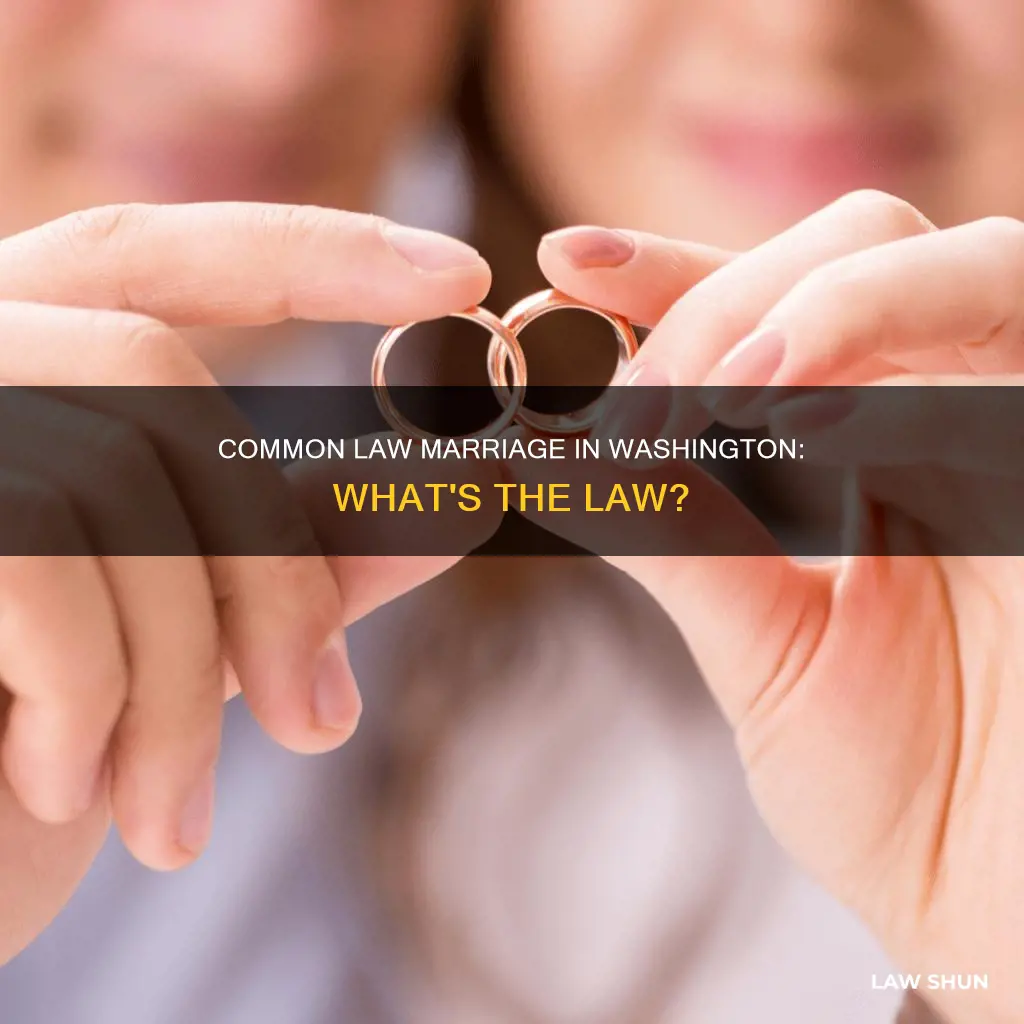is there common law marriage in washington