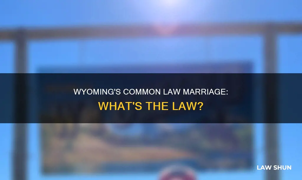 is there common law marriage in wy