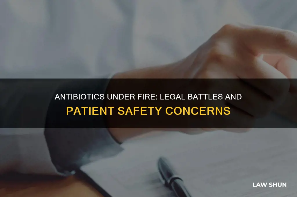 is there law suits against any antibiotics