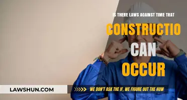 Construction Noise Laws: Time Limits and Peaceful Hours