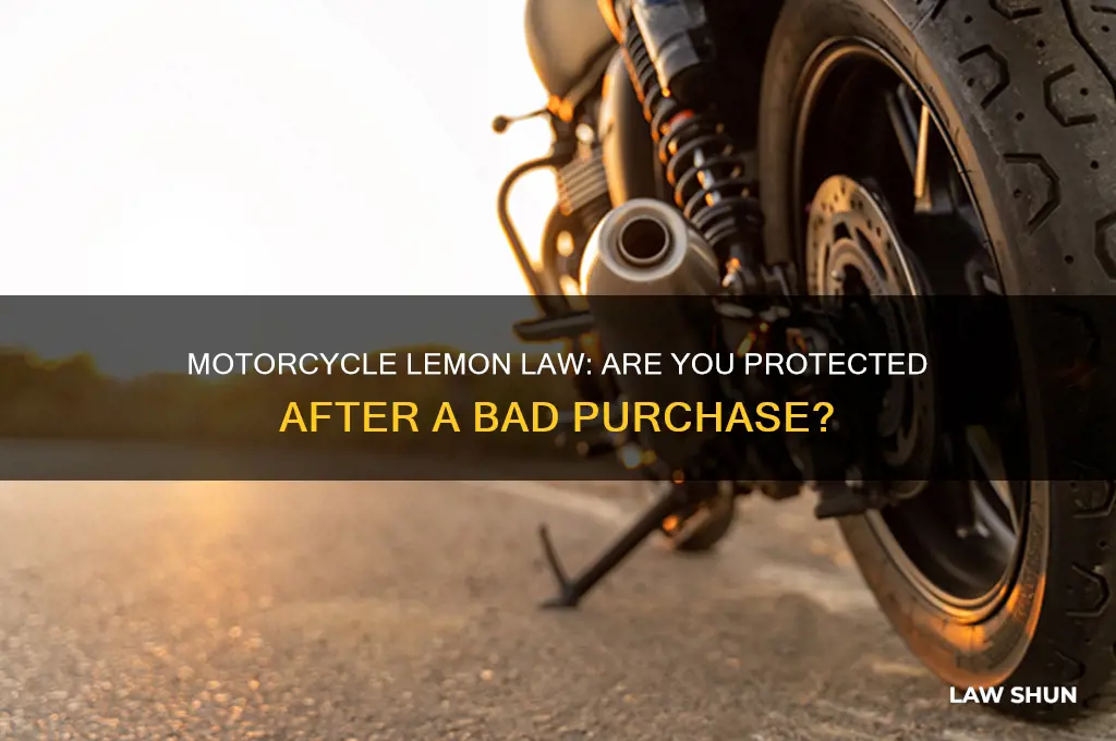 is there lemon law for motorcycle s