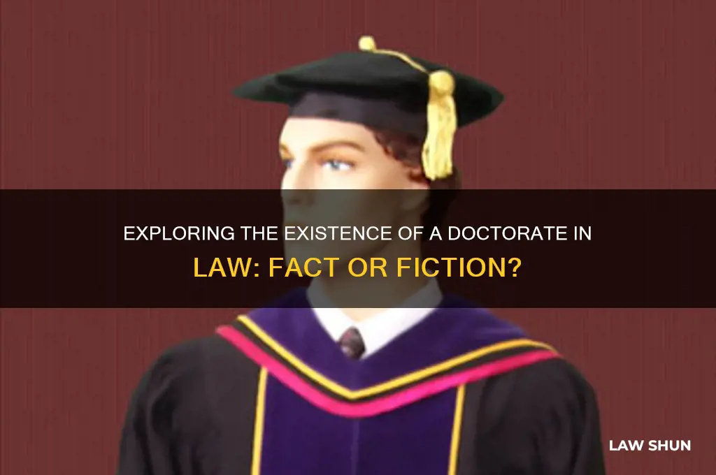 is there such a thing as a doctorate in law