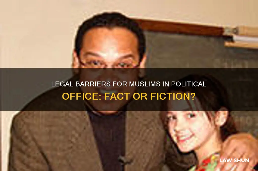 is thete a law restictons from muslims holding office