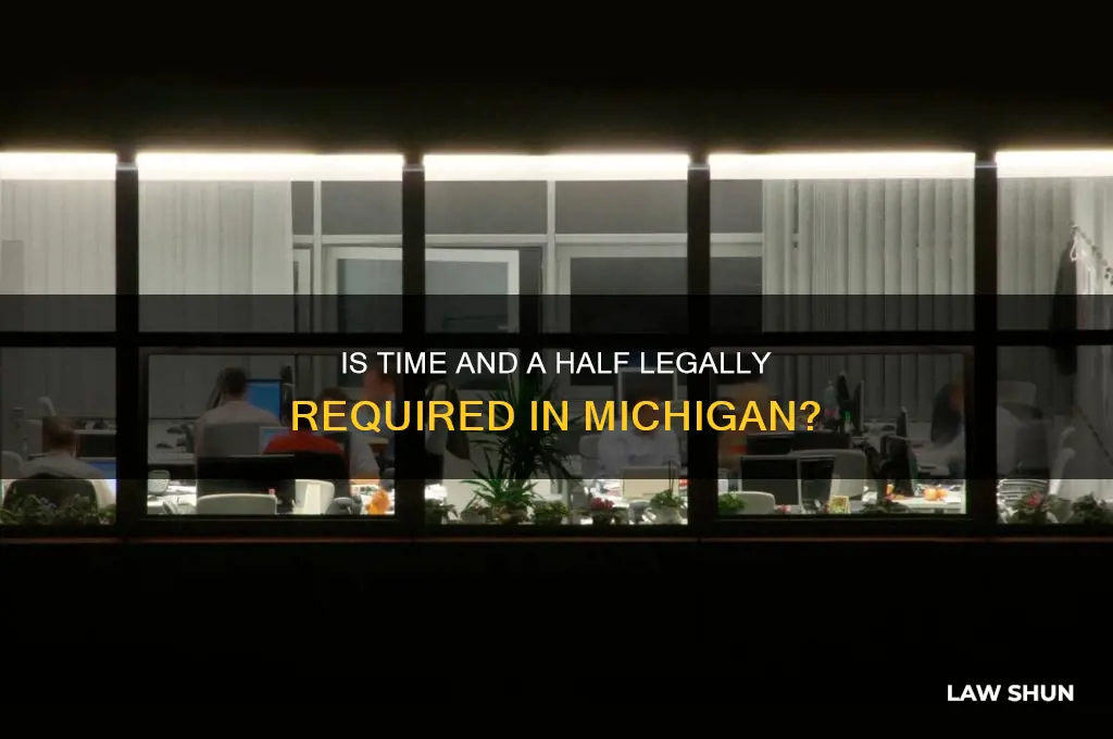 is time and a half a law in michigan