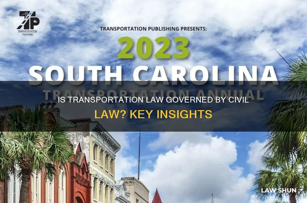 is transportation law under civil law
