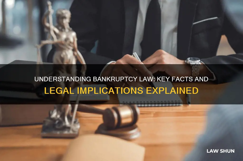 is true regarding the law that is revelant to bankruptcy