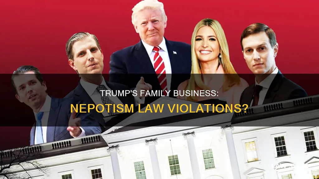 is trump breaking nepotism laws