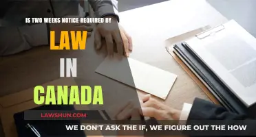 Giving Two Weeks' Notice: Is It Required by Law in Canada?