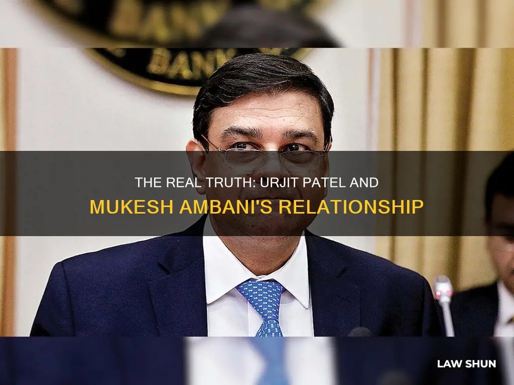 is urjit patel brother in law of mukesh ambani