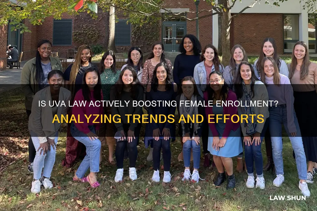is uva law trying to increase female student