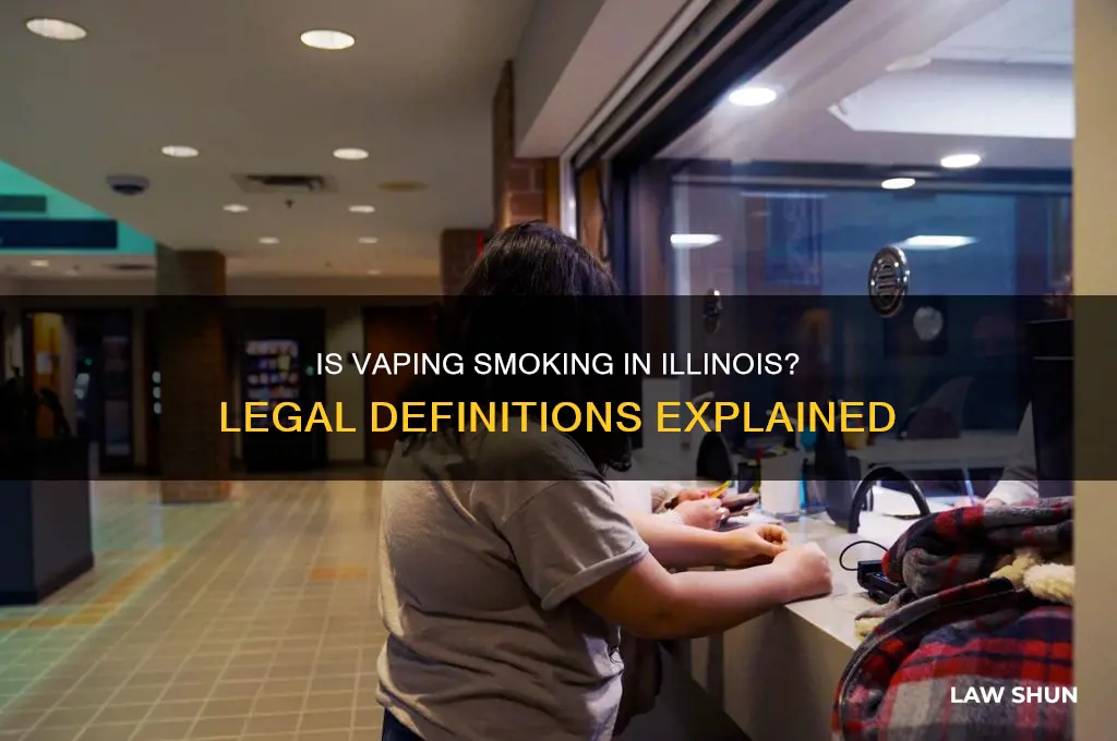 is vaping considered smoking according to the law in illinois