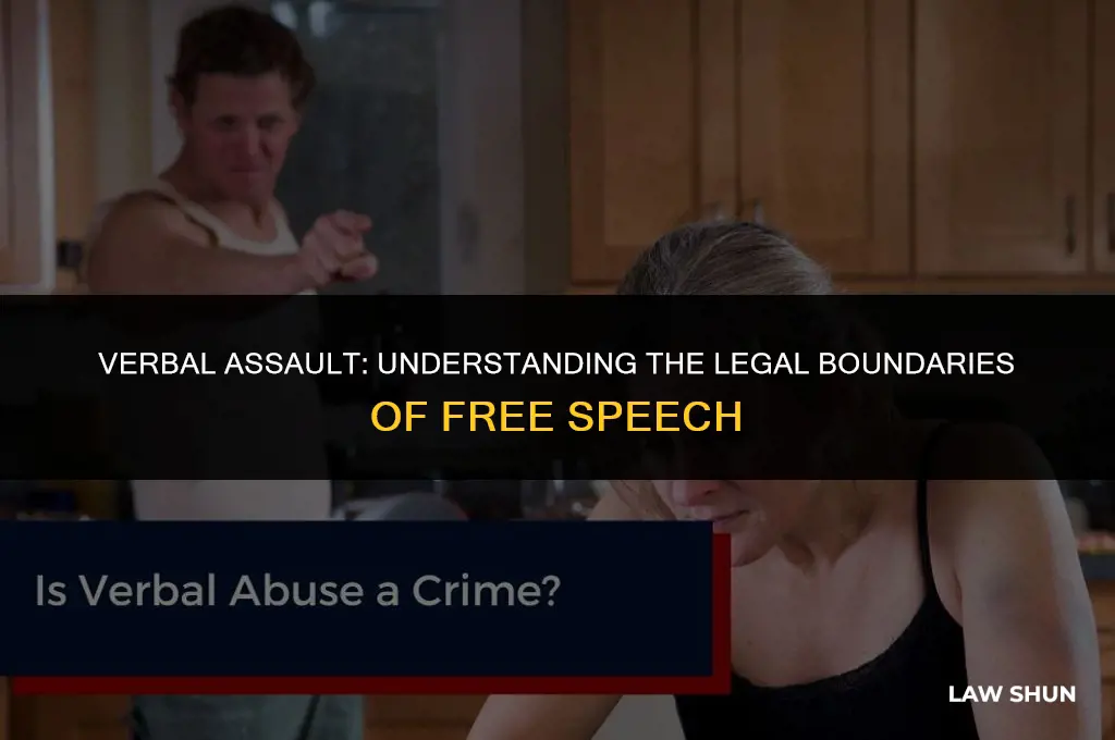 is verbal assault against the law