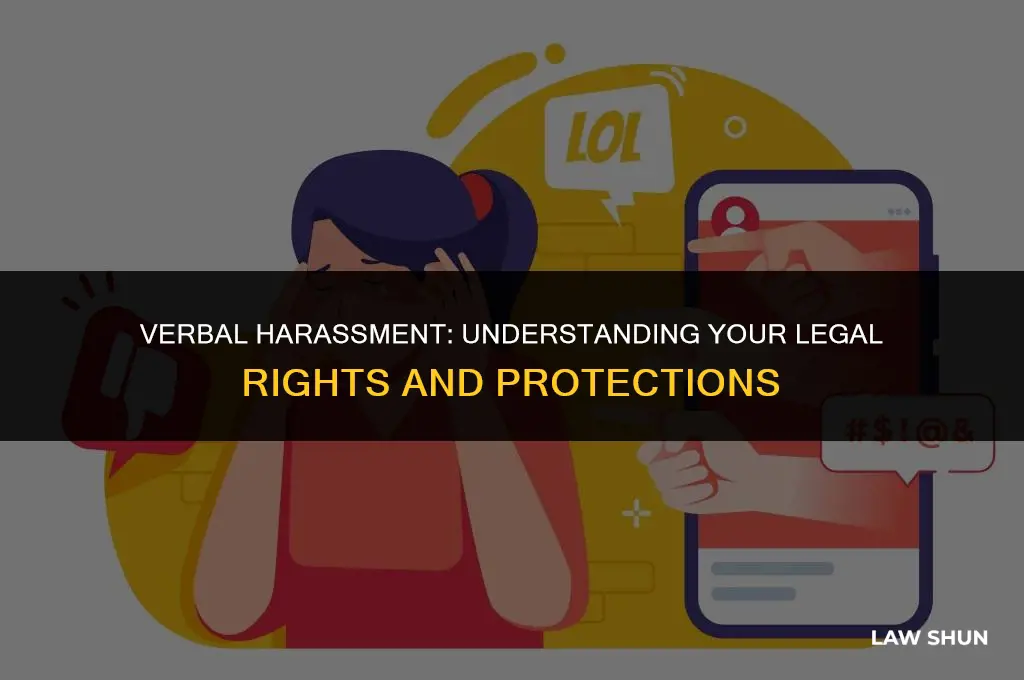 is verbal harassment against the law
