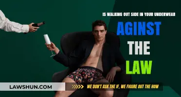 Walking in Underwear Outside: Legal or Law-Breaking?