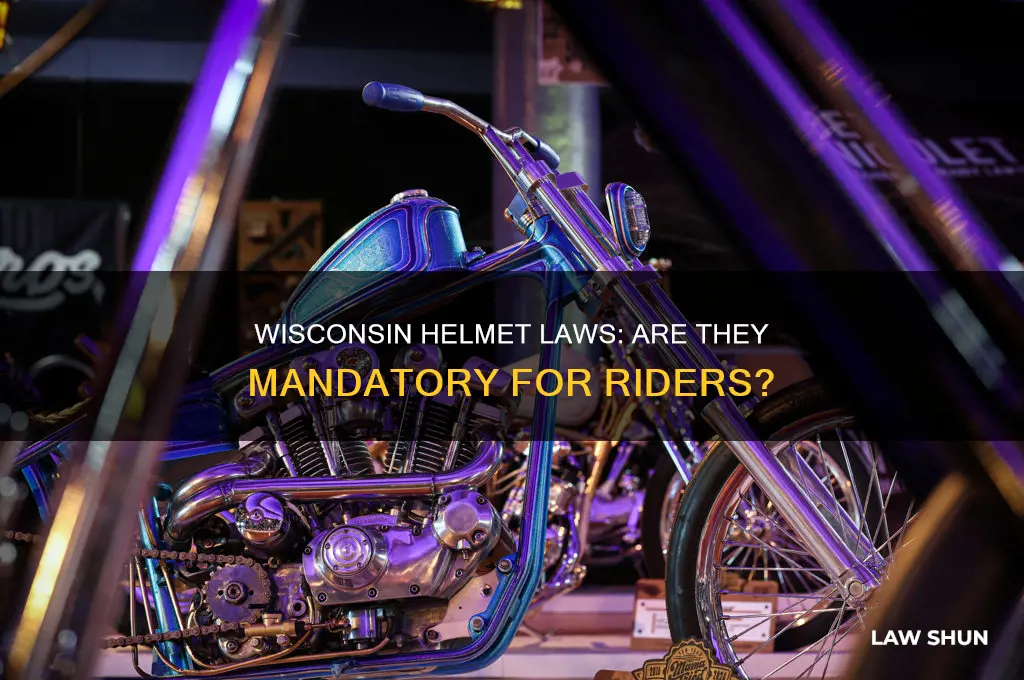 is wearing a helmet a law in wisconsin