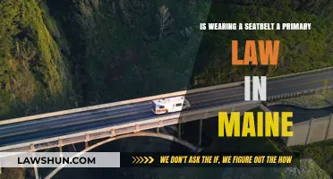 Is Wearing a Seatbelt a Primary Law in Maine?