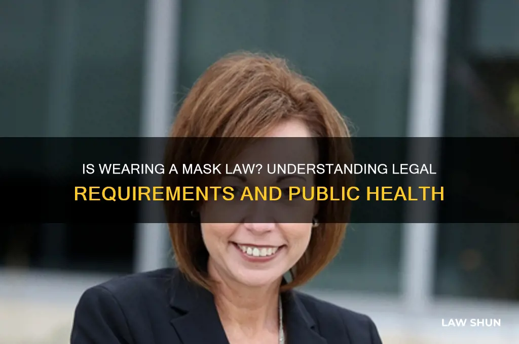 is wearing s mask law