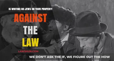 Is 'No Jews' on Private Property Legal? Exploring Discrimination Laws