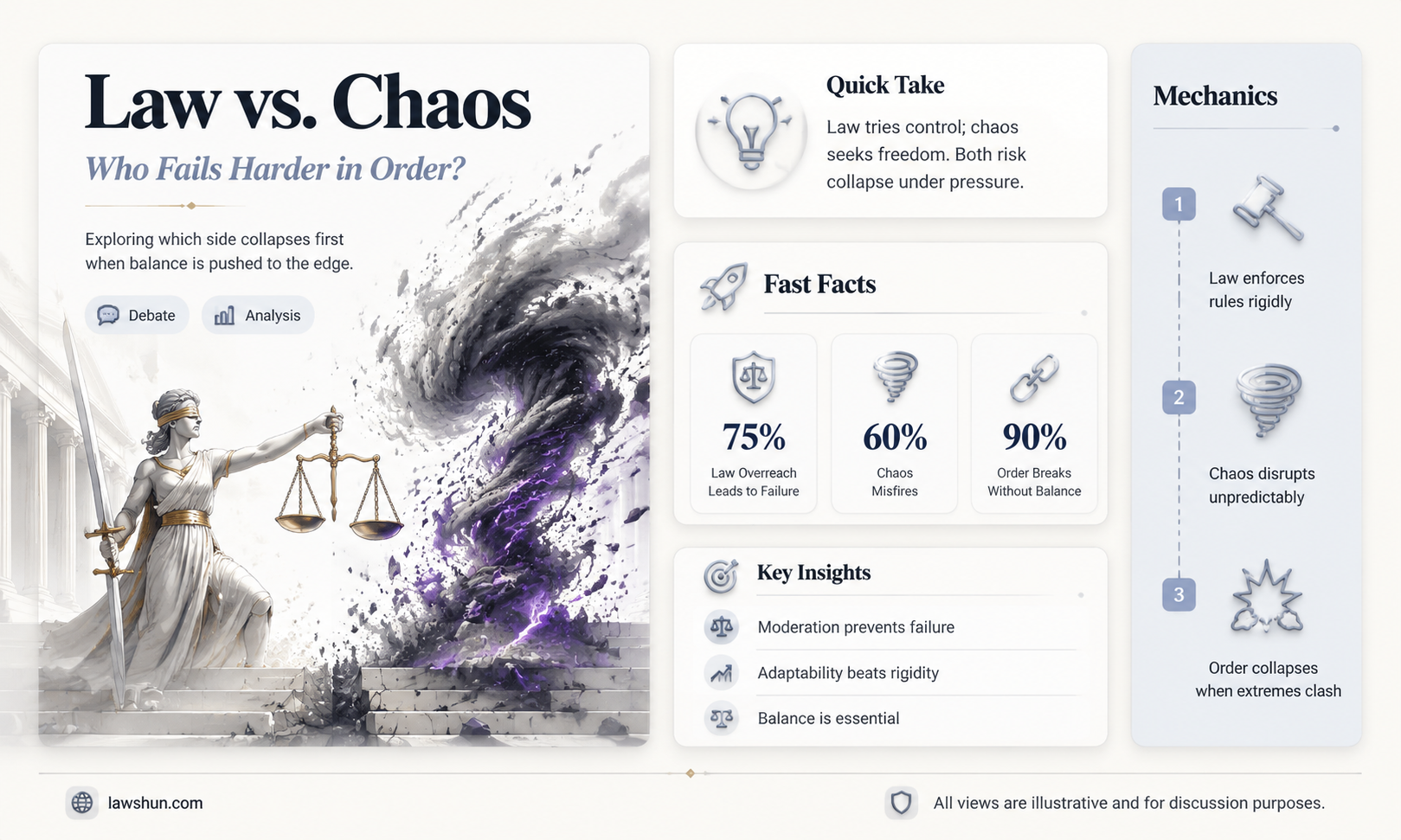 are law sorer losers than chaos