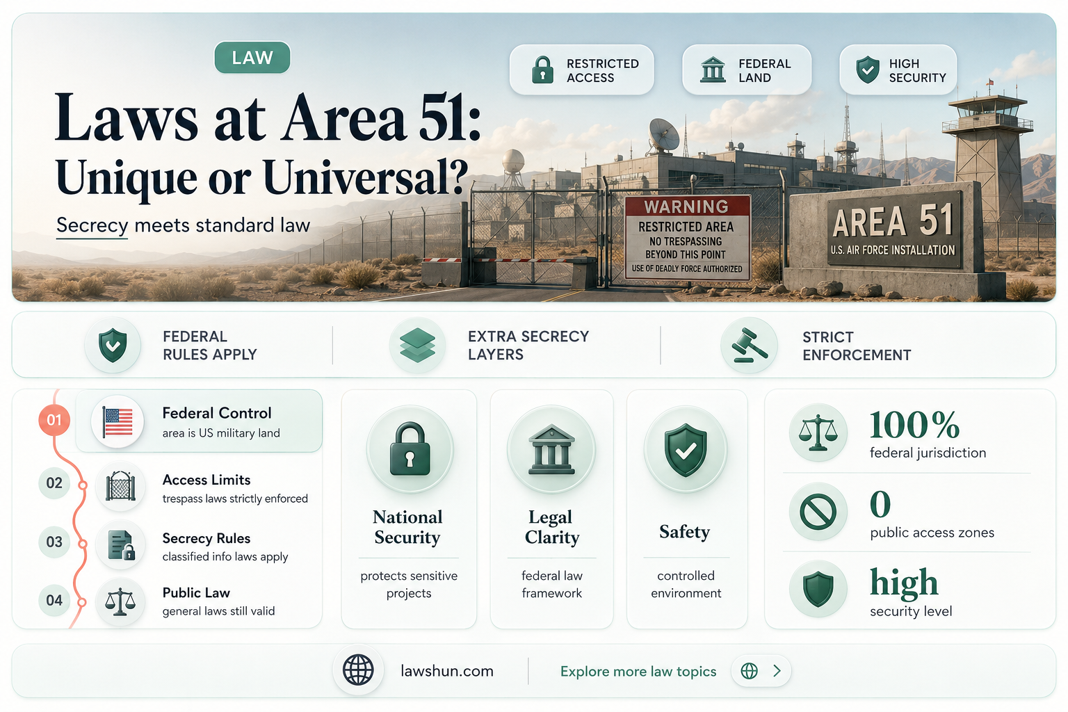 are the laws at area 51 different