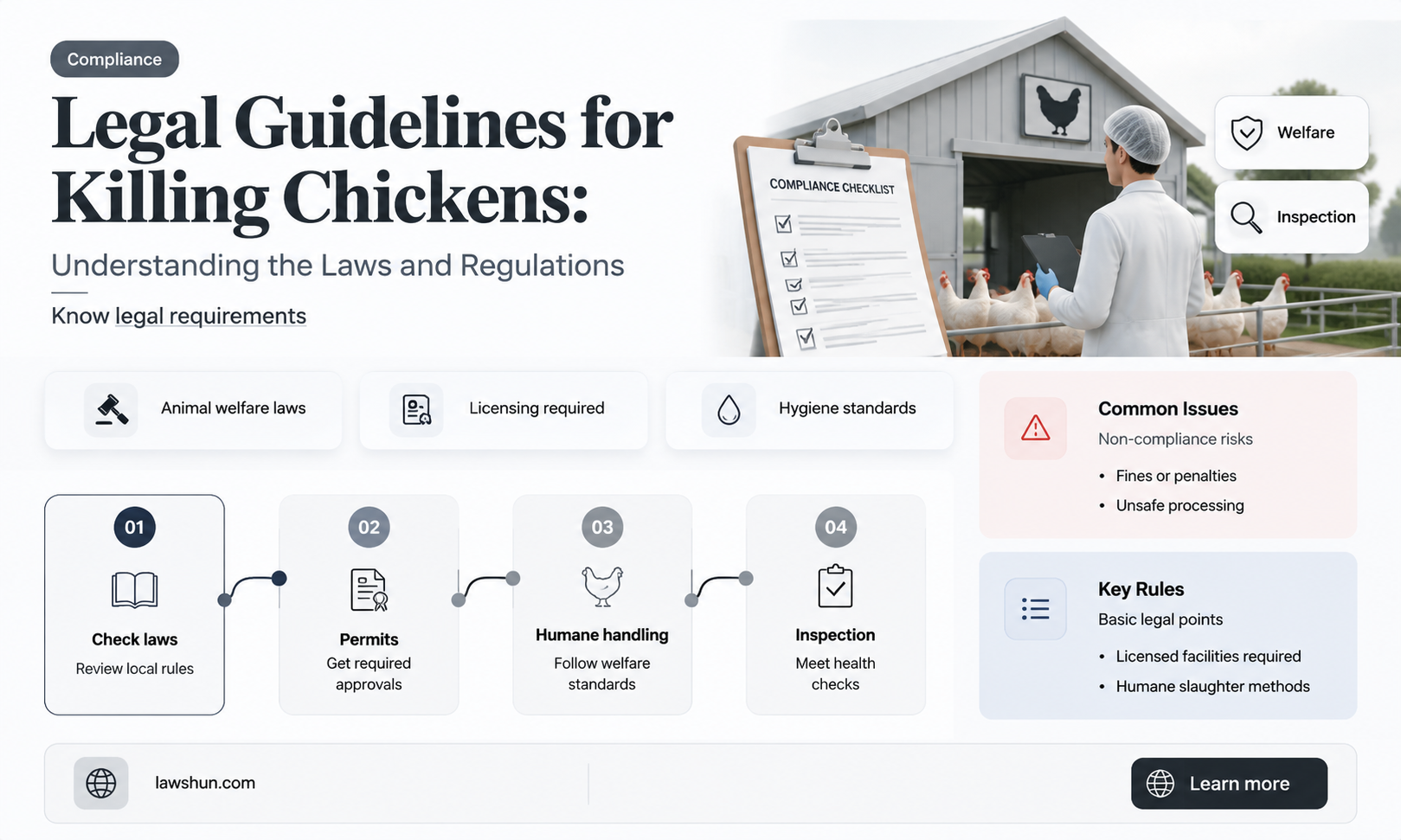 are there laws about killing chickens
