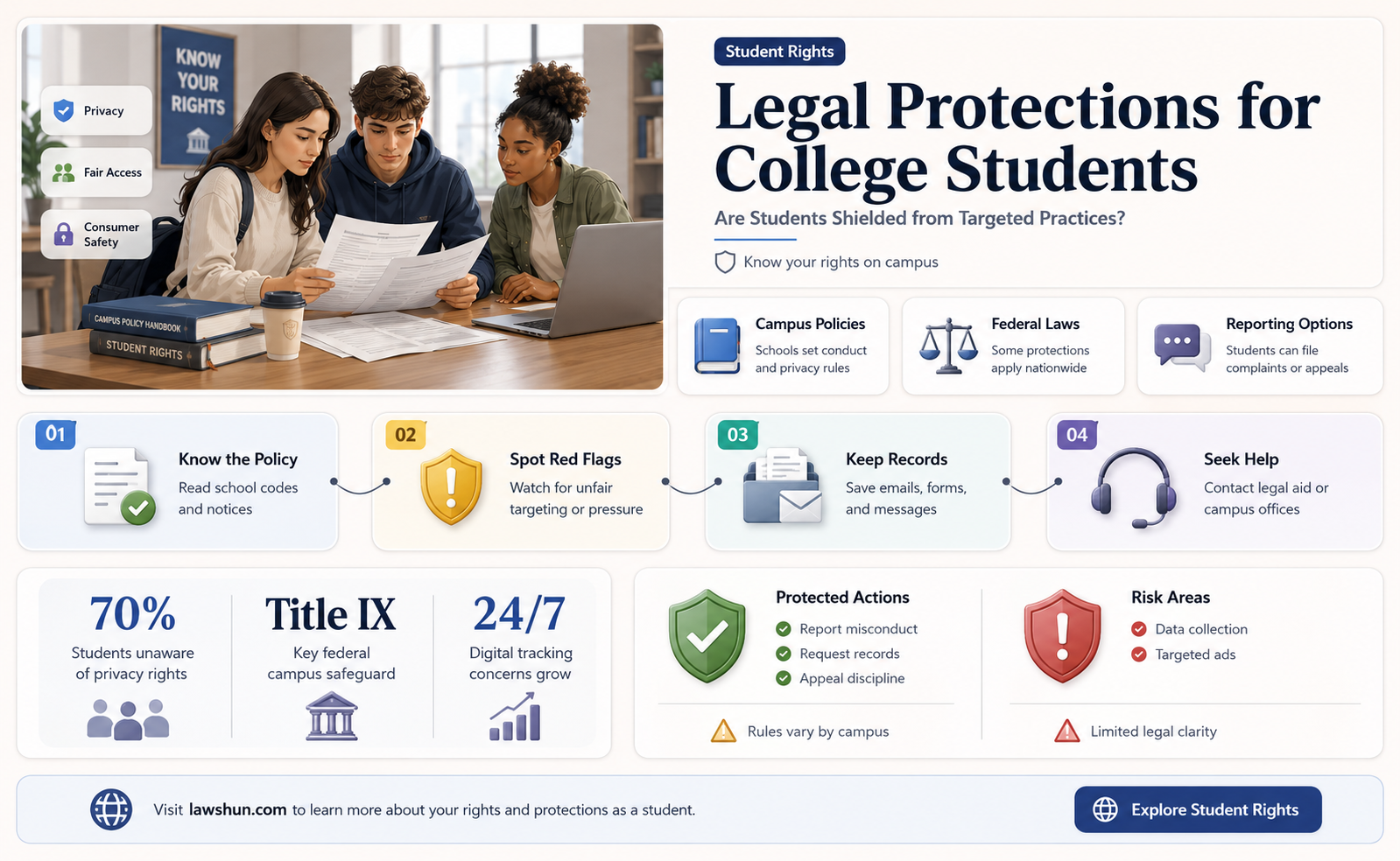 are their laws that prohibit targetting college students