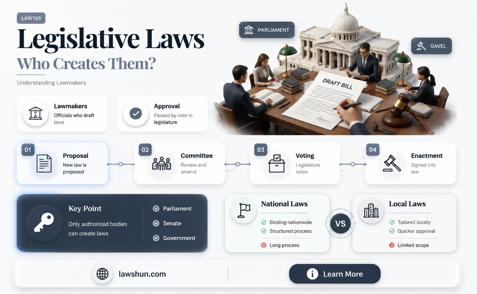 are laws created by the legislature