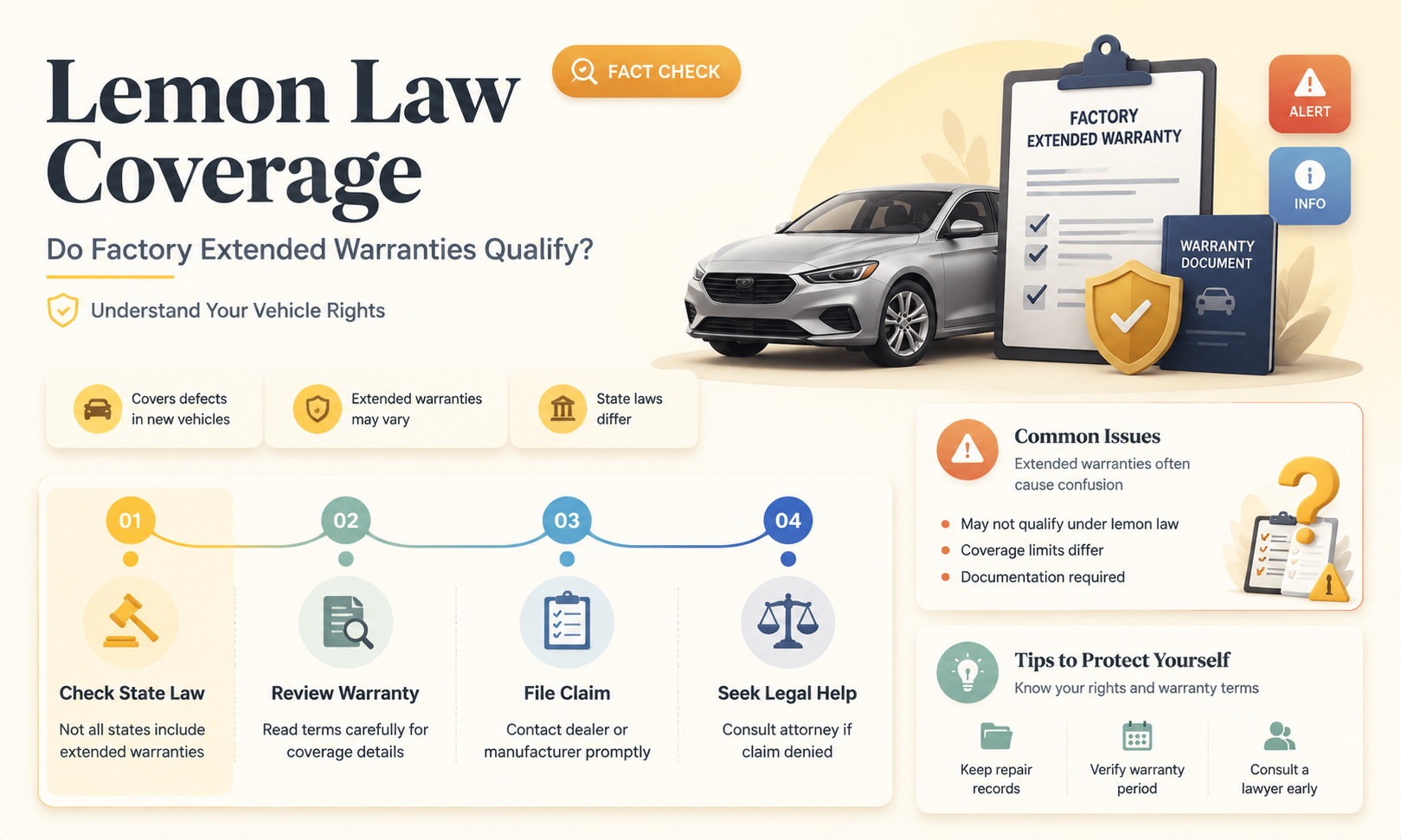 are factory extended waranty covered under lemon law