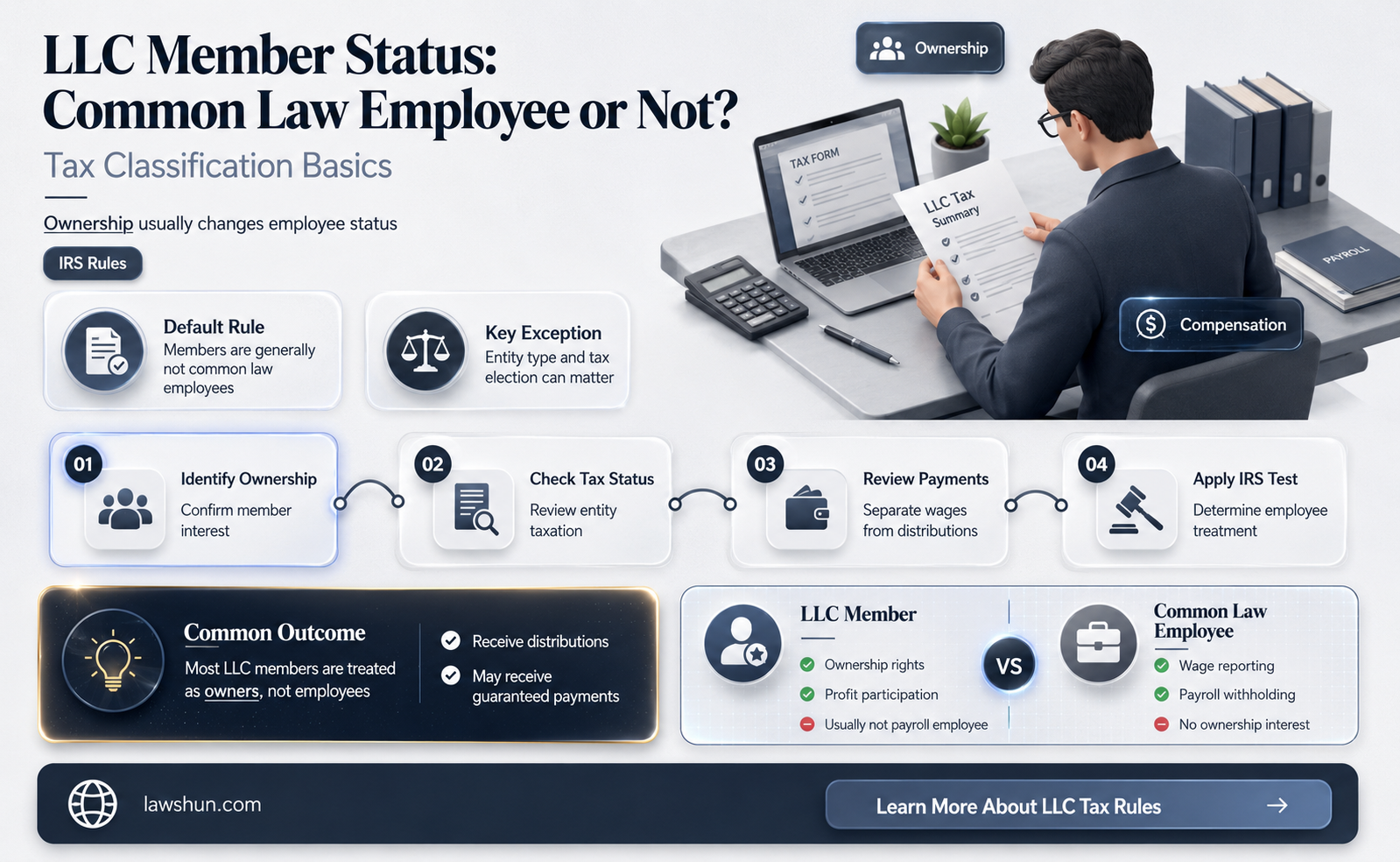 are single member llcs common law employees