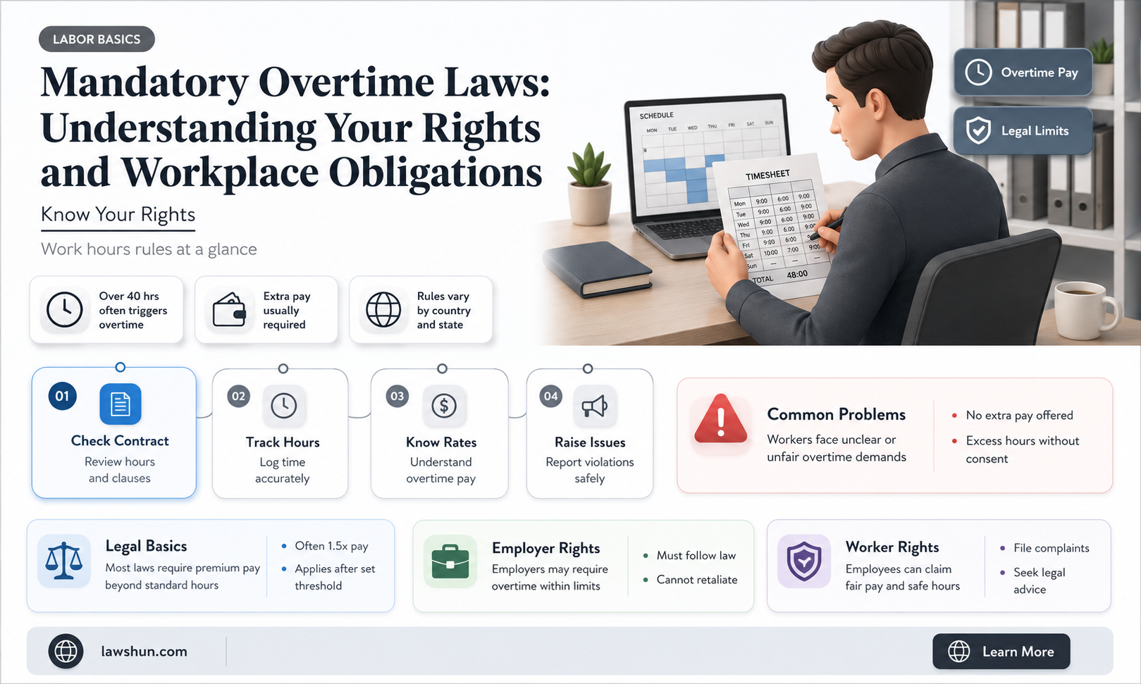 are the laws about mandatory overtime