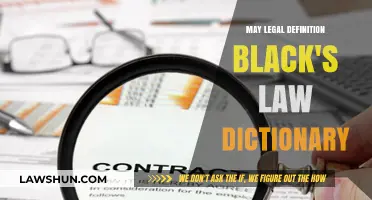 Understanding 'May' in Legal Context: Black's Law Dictionary Definition Explained