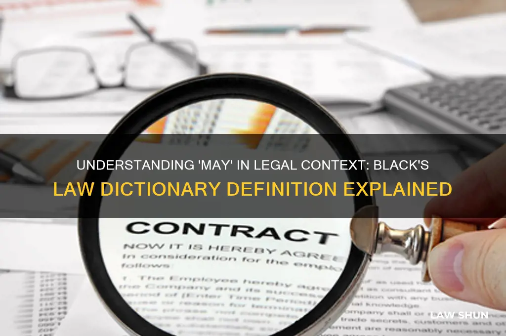 may legal definition black