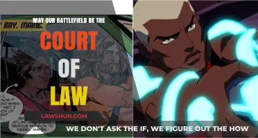 May Our Battlefield Be the Court of Law: Justice Over Conflict